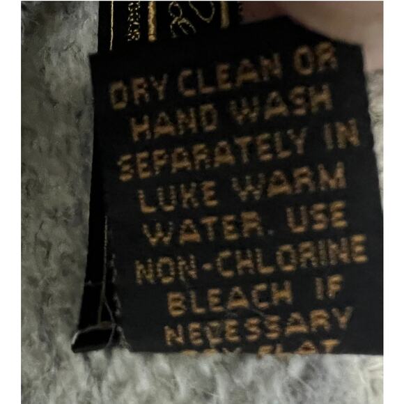 Vtg Eddie Bauer Men's Wool Blend Crewneck Sweater in Heathered Oatmeal Size XLT - Picture 6 of 7